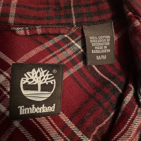 Timberland red flannel long sleeve - Picture 3 of 3